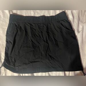 Columbia Skort, Women's Size X-Large, Black, Mini, Adjustable Side, Omni Shield